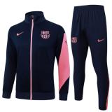 Chándal FC Barcelona 2025/26 -Dark blue with Pink (Cremallera larga)
